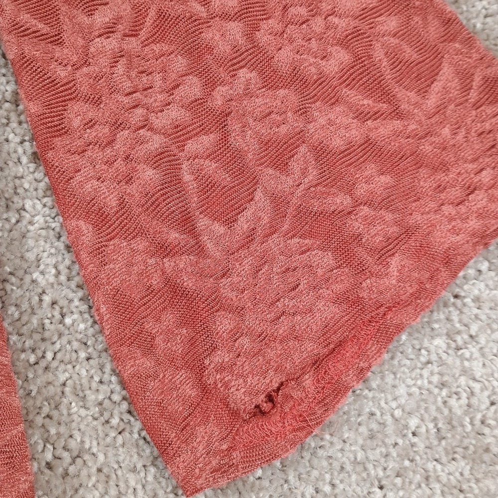 Mia Joy Lacey Coral Blush Semi Sheer Kimono Fall Size Small - Picture 2 of 8
